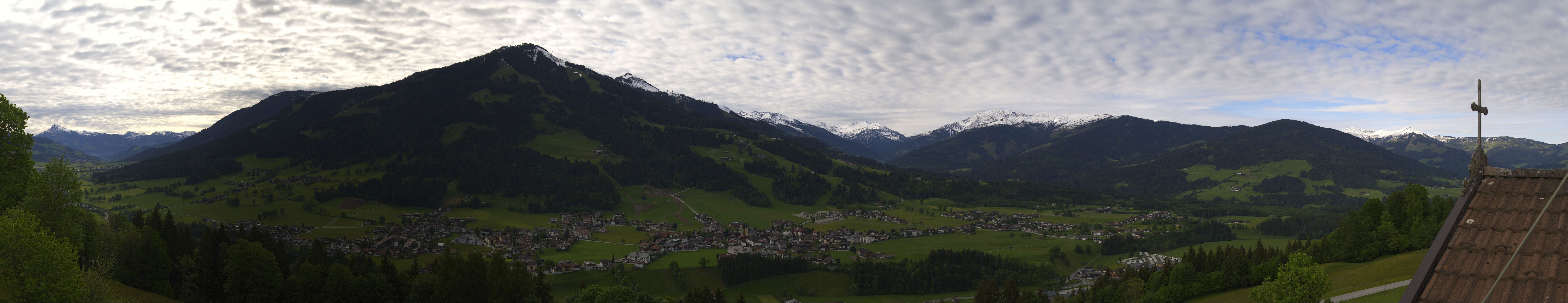 Archiv Foto Webcam Dorfkamera über Westendorf am Wilden Kaiser