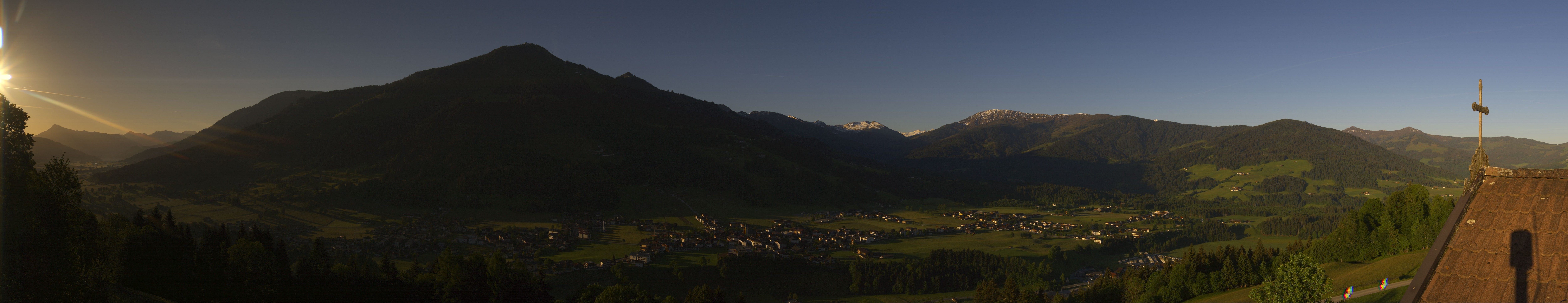 Archiv Foto Webcam Dorfkamera über Westendorf am Wilden Kaiser