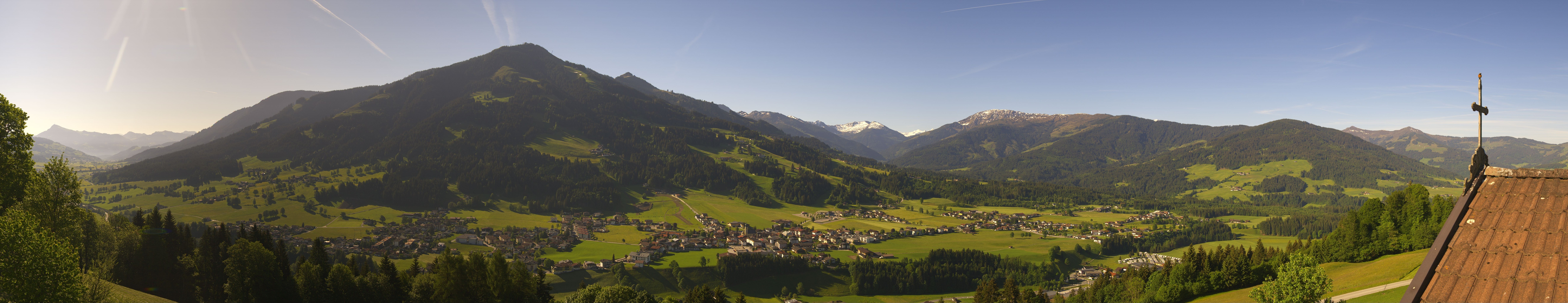 Archiv Foto Webcam Dorfkamera über Westendorf am Wilden Kaiser