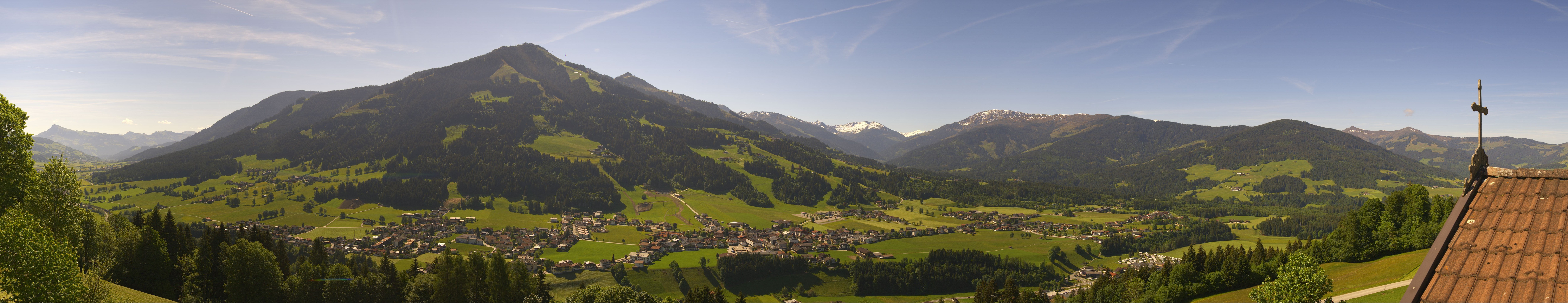 Archiv Foto Webcam Dorfkamera über Westendorf am Wilden Kaiser
