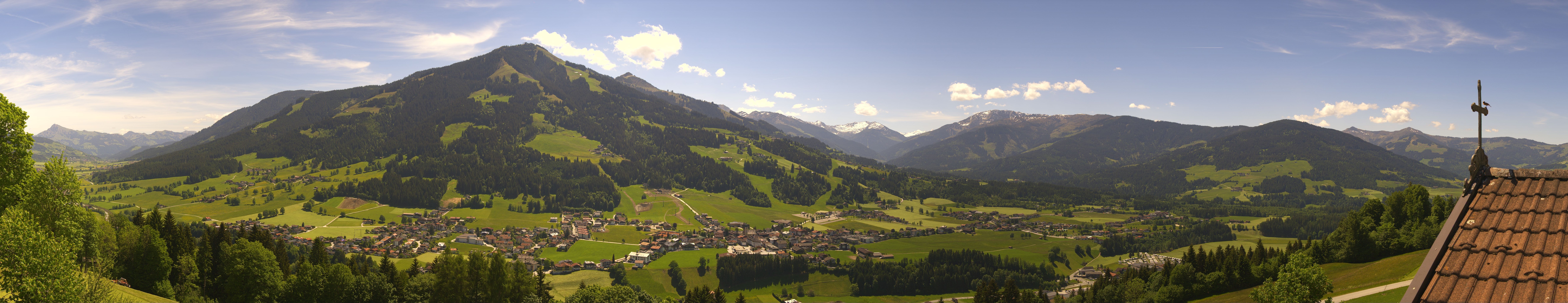 Archiv Foto Webcam Dorfkamera über Westendorf am Wilden Kaiser