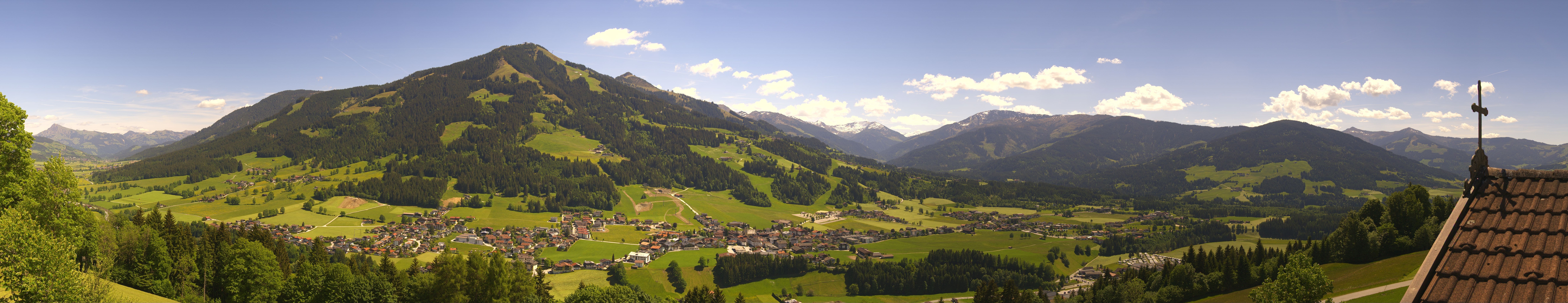 Archiv Foto Webcam Dorfkamera über Westendorf am Wilden Kaiser