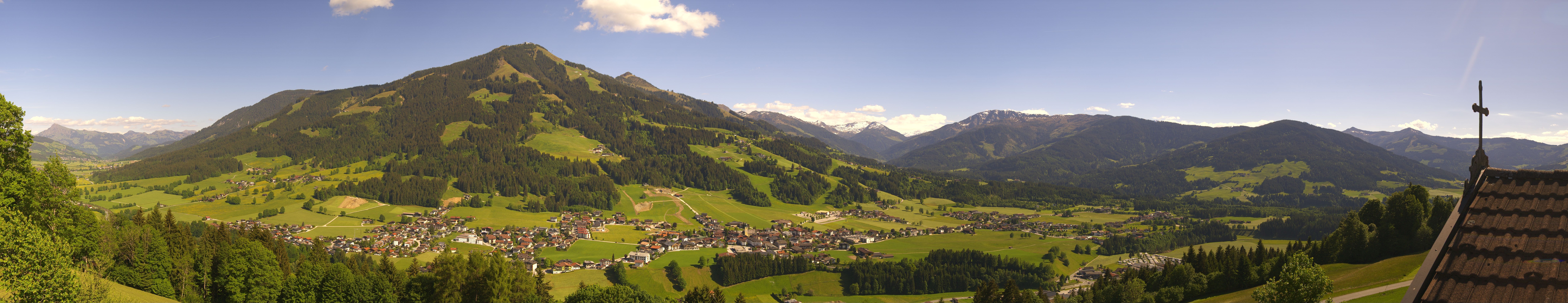 Archiv Foto Webcam Dorfkamera über Westendorf am Wilden Kaiser