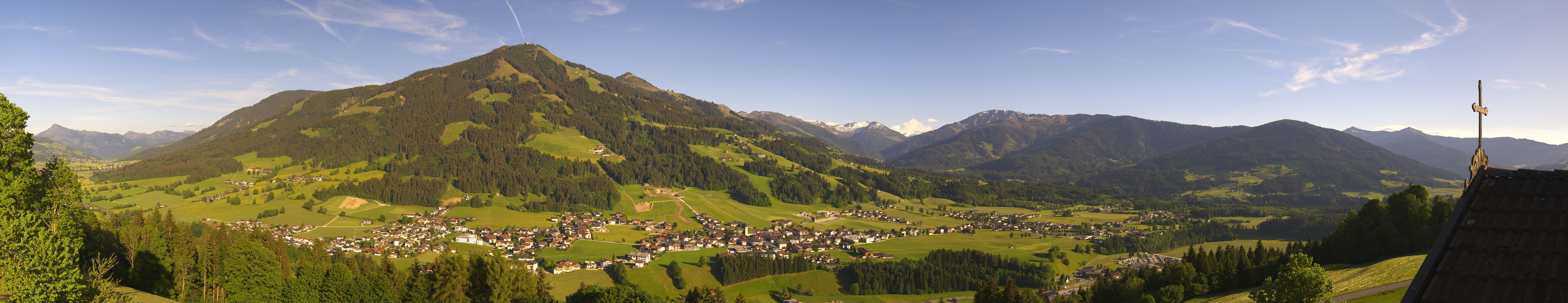 Archiv Foto Webcam Dorfkamera über Westendorf am Wilden Kaiser