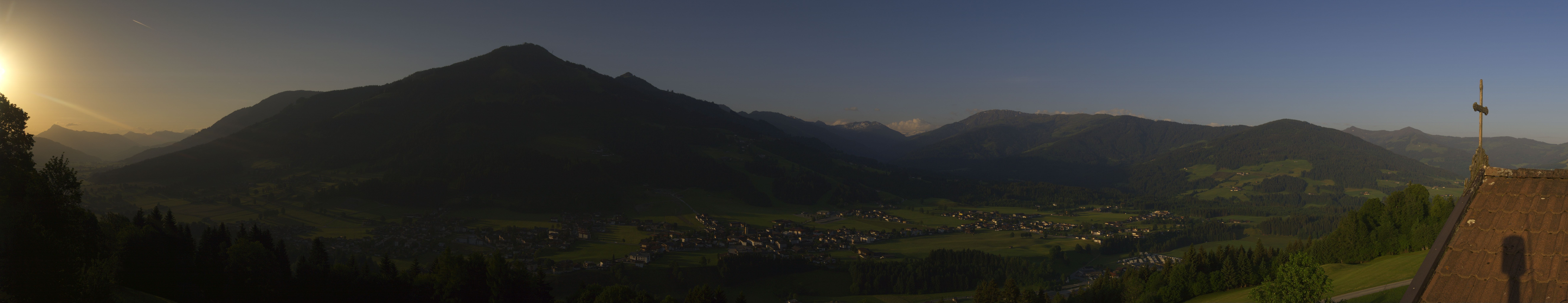 Archiv Foto Webcam Dorfkamera über Westendorf am Wilden Kaiser