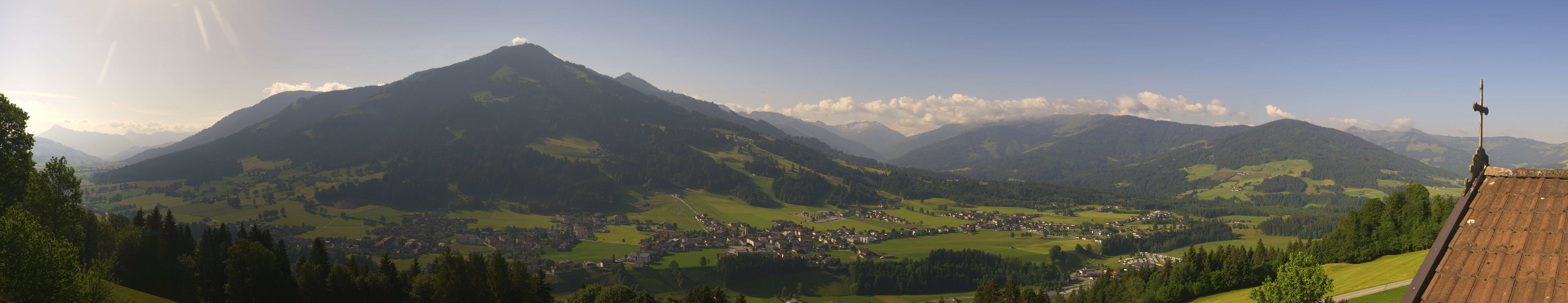 Archiv Foto Webcam Dorfkamera über Westendorf am Wilden Kaiser