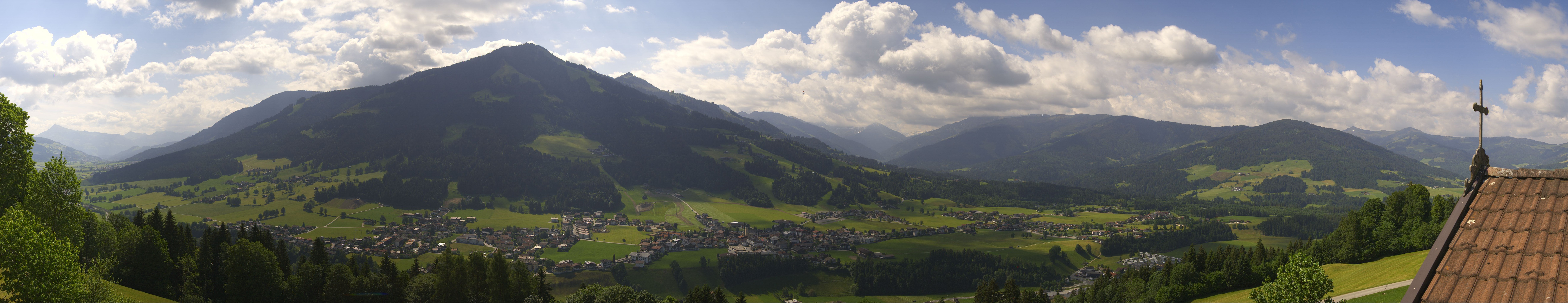 Archiv Foto Webcam Dorfkamera über Westendorf am Wilden Kaiser