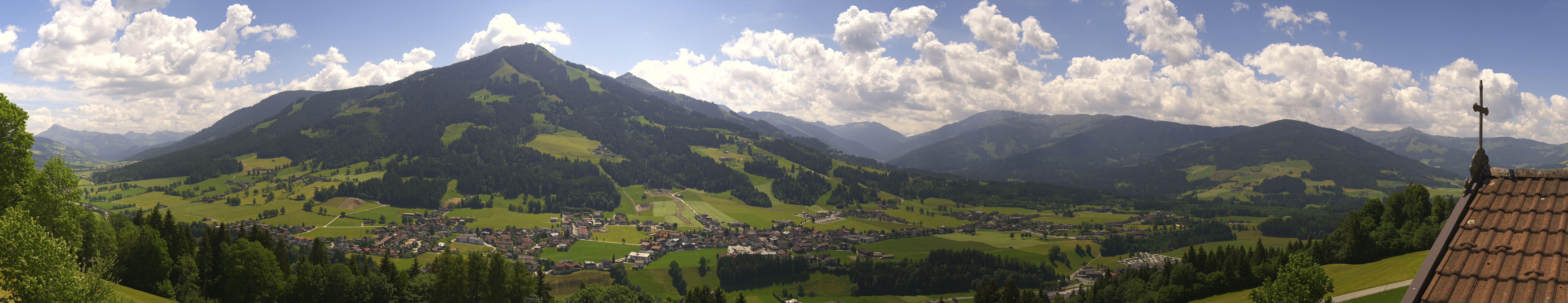 Archiv Foto Webcam Dorfkamera über Westendorf am Wilden Kaiser