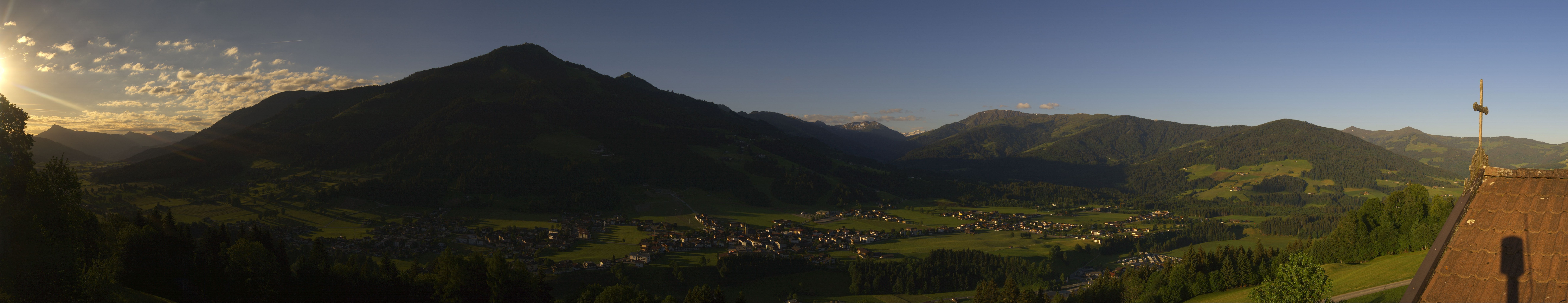 Archiv Foto Webcam Dorfkamera über Westendorf am Wilden Kaiser