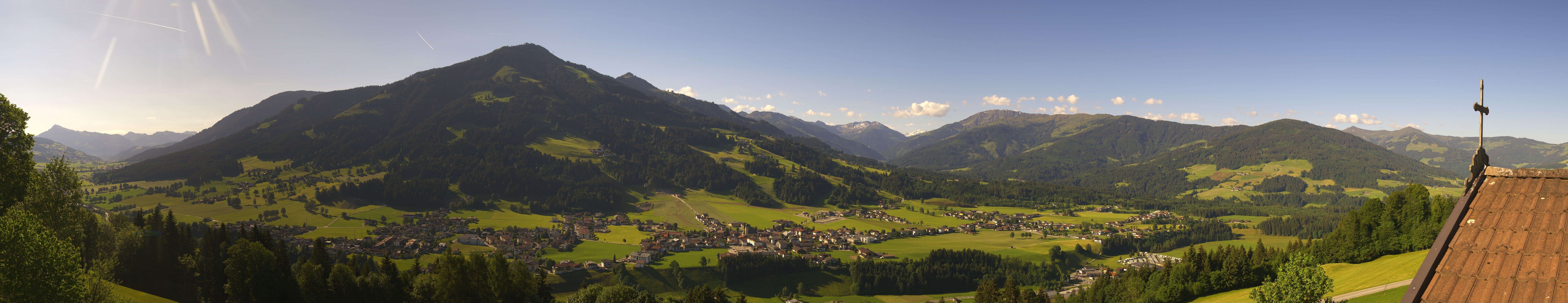 Archiv Foto Webcam Dorfkamera über Westendorf am Wilden Kaiser