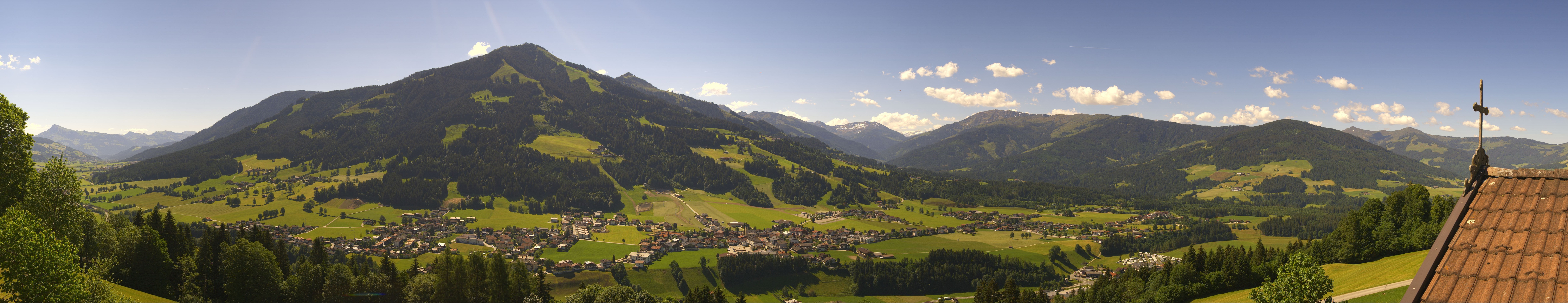 Archiv Foto Webcam Dorfkamera über Westendorf am Wilden Kaiser