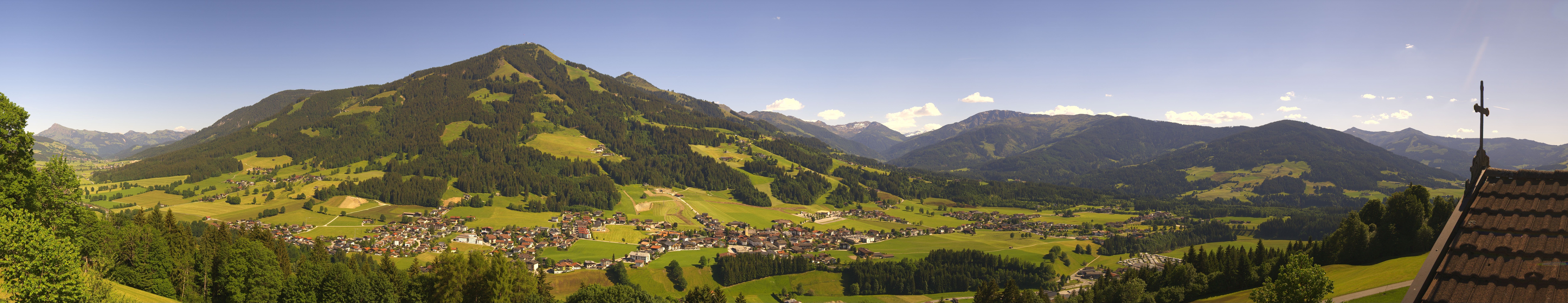 Archiv Foto Webcam Dorfkamera über Westendorf am Wilden Kaiser