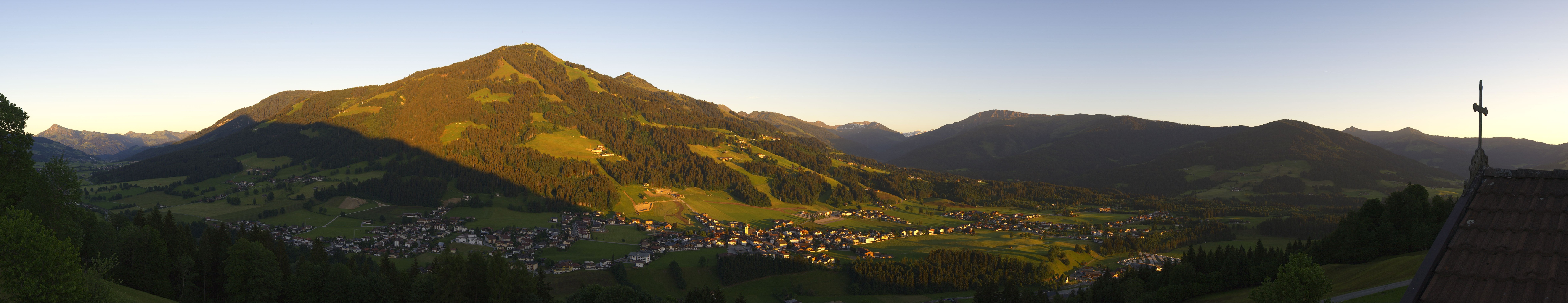 Archiv Foto Webcam Dorfkamera über Westendorf am Wilden Kaiser