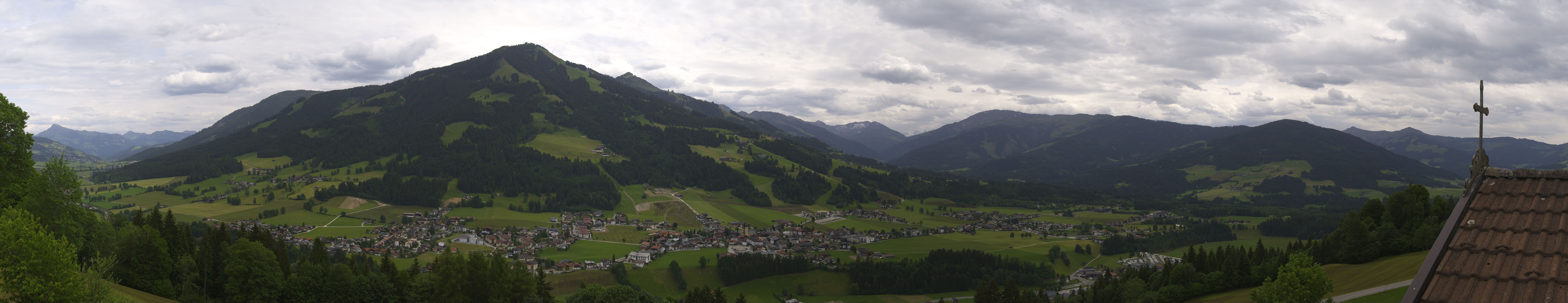 Archiv Foto Webcam Dorfkamera über Westendorf am Wilden Kaiser