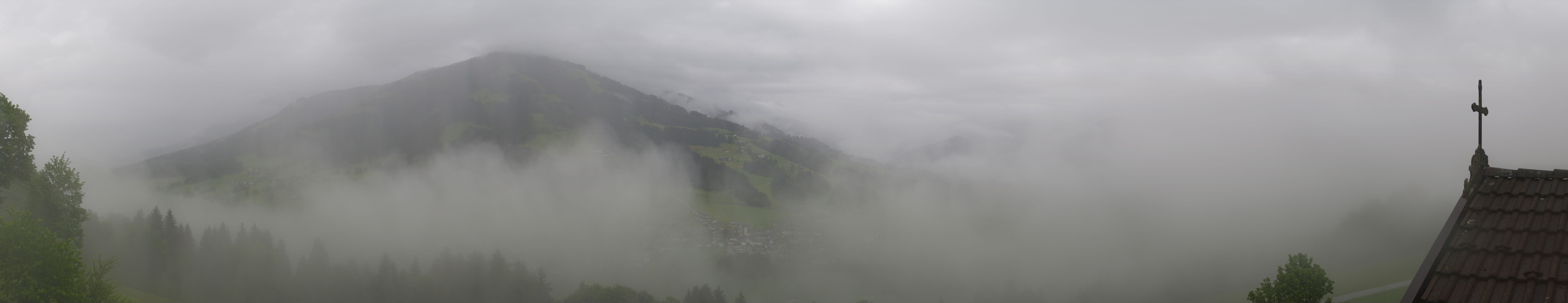 Archiv Foto Webcam Dorfkamera über Westendorf am Wilden Kaiser