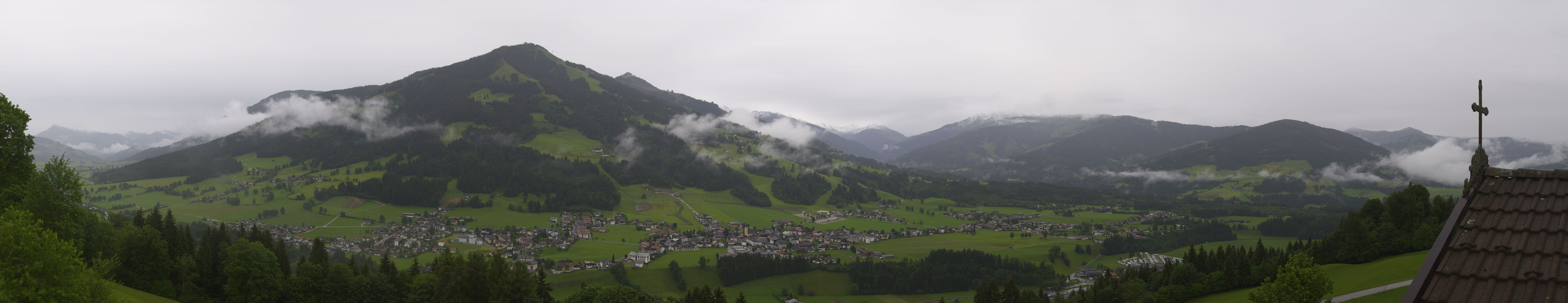 Archiv Foto Webcam Dorfkamera über Westendorf am Wilden Kaiser