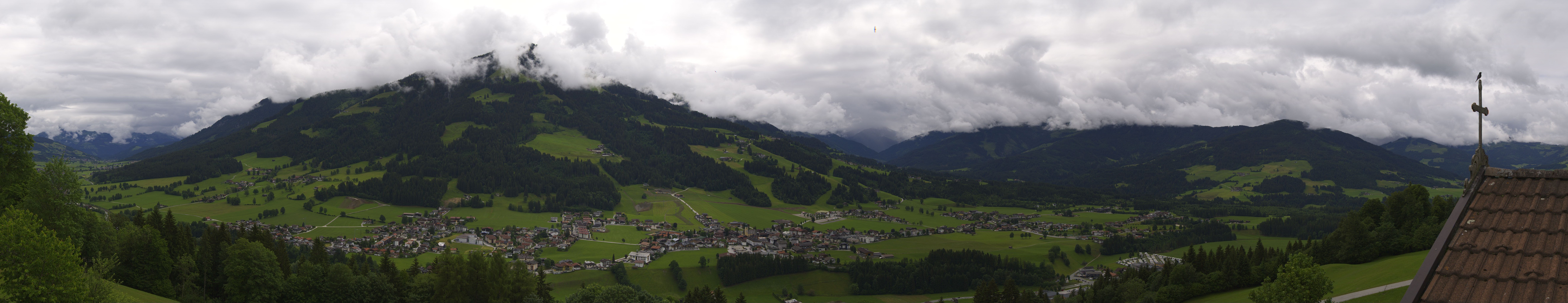 Archiv Foto Webcam Dorfkamera über Westendorf am Wilden Kaiser
