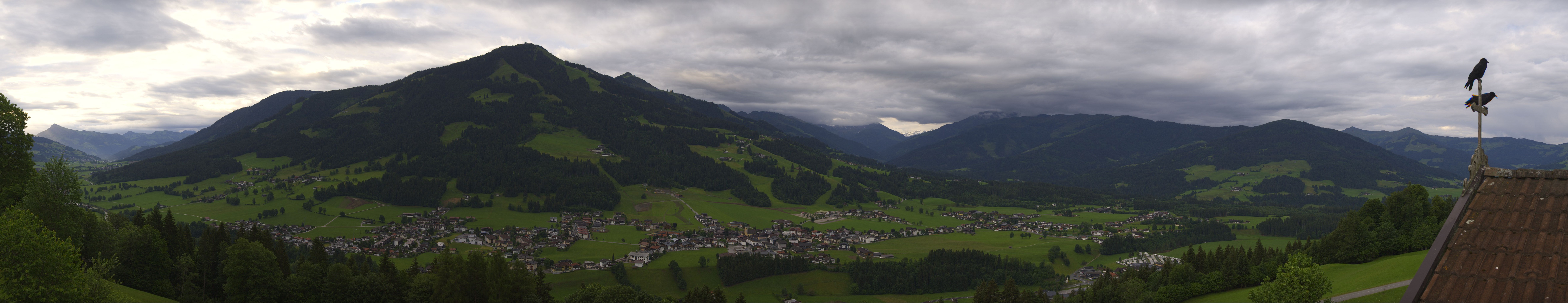 Archiv Foto Webcam Dorfkamera über Westendorf am Wilden Kaiser