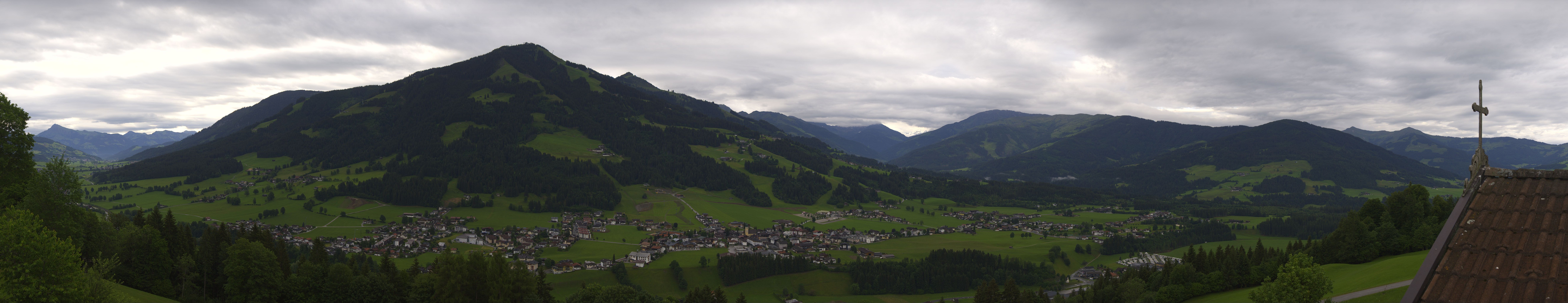 Archiv Foto Webcam Dorfkamera über Westendorf am Wilden Kaiser