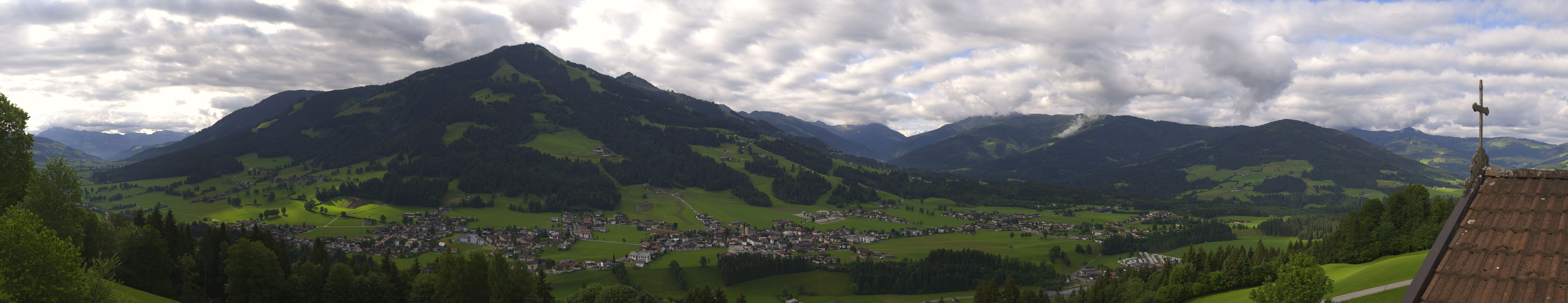Archiv Foto Webcam Dorfkamera über Westendorf am Wilden Kaiser