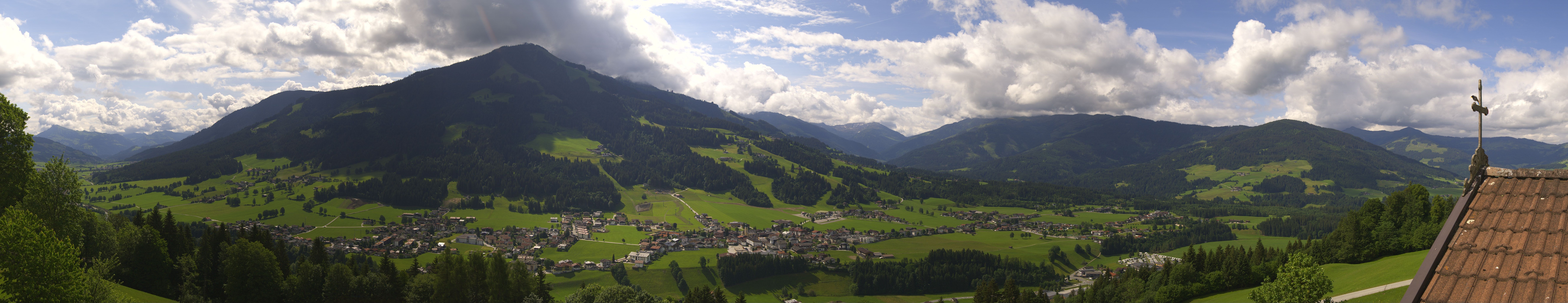 Archiv Foto Webcam Dorfkamera über Westendorf am Wilden Kaiser