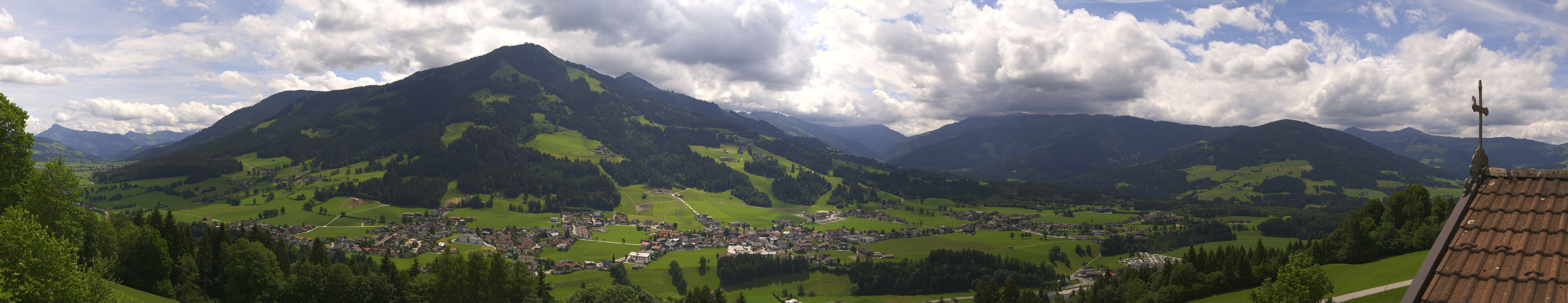 Archiv Foto Webcam Dorfkamera über Westendorf am Wilden Kaiser