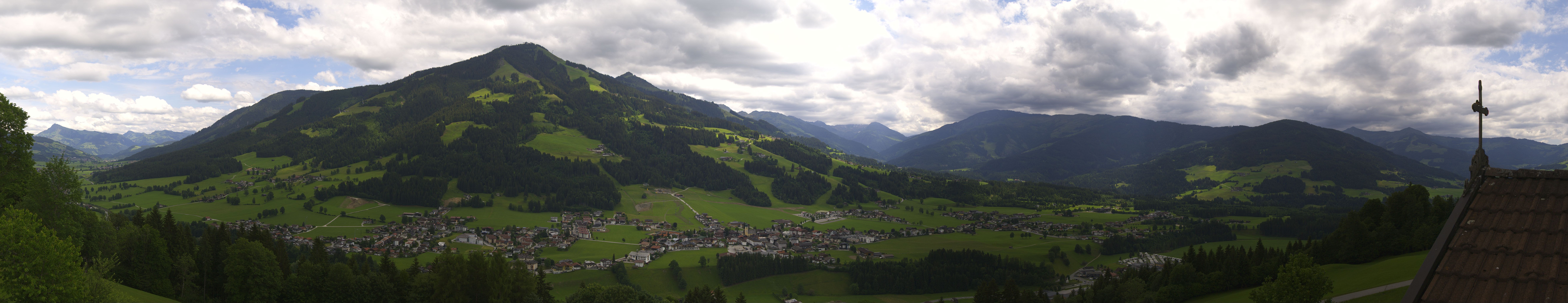 Archiv Foto Webcam Dorfkamera über Westendorf am Wilden Kaiser
