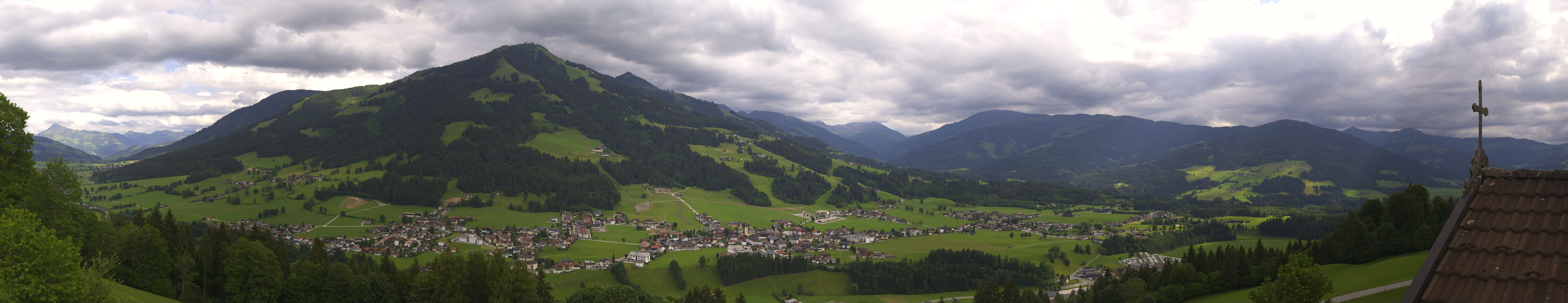 Archiv Foto Webcam Dorfkamera über Westendorf am Wilden Kaiser