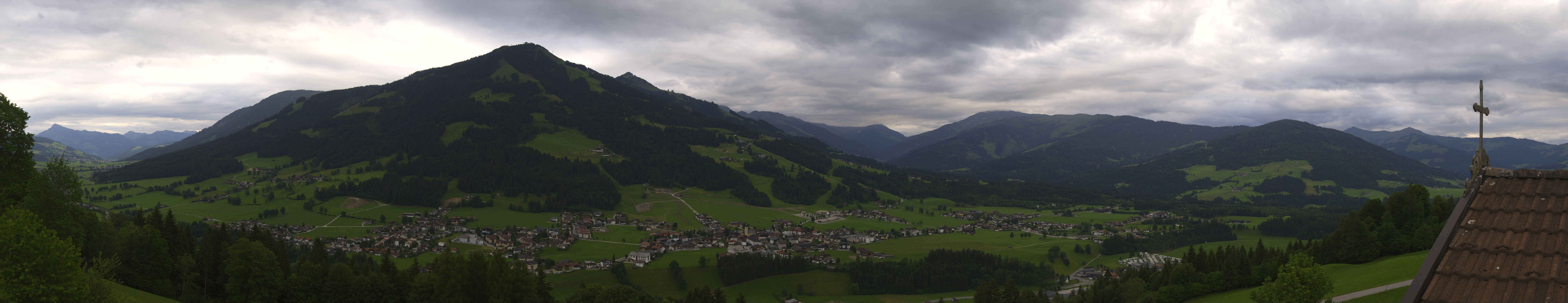 Archiv Foto Webcam Dorfkamera über Westendorf am Wilden Kaiser