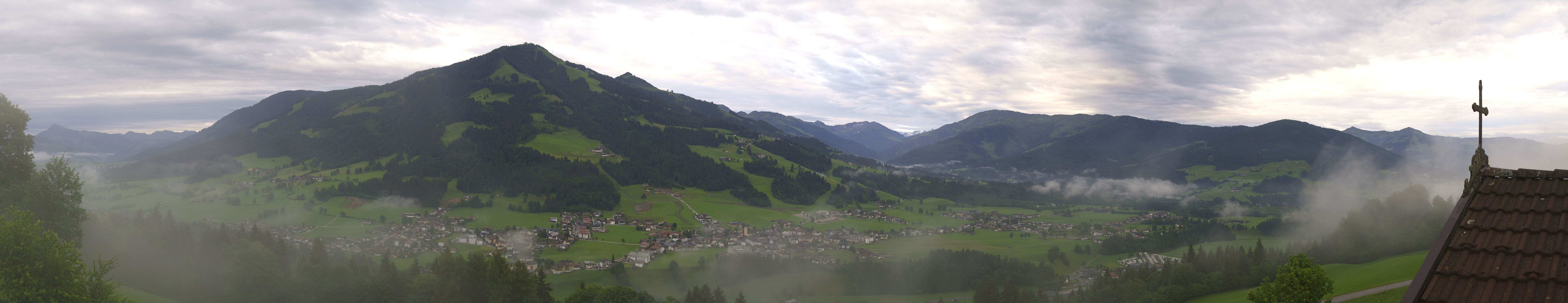 Archiv Foto Webcam Dorfkamera über Westendorf am Wilden Kaiser