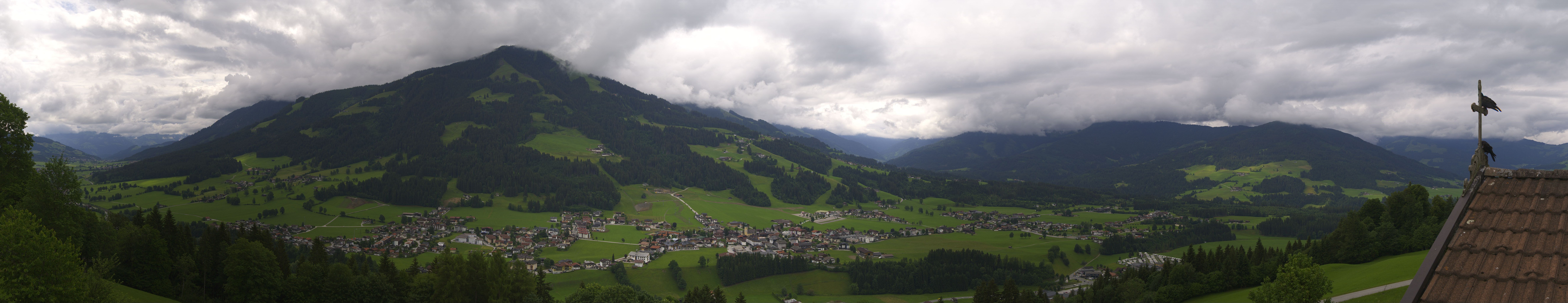 Archiv Foto Webcam Dorfkamera über Westendorf am Wilden Kaiser