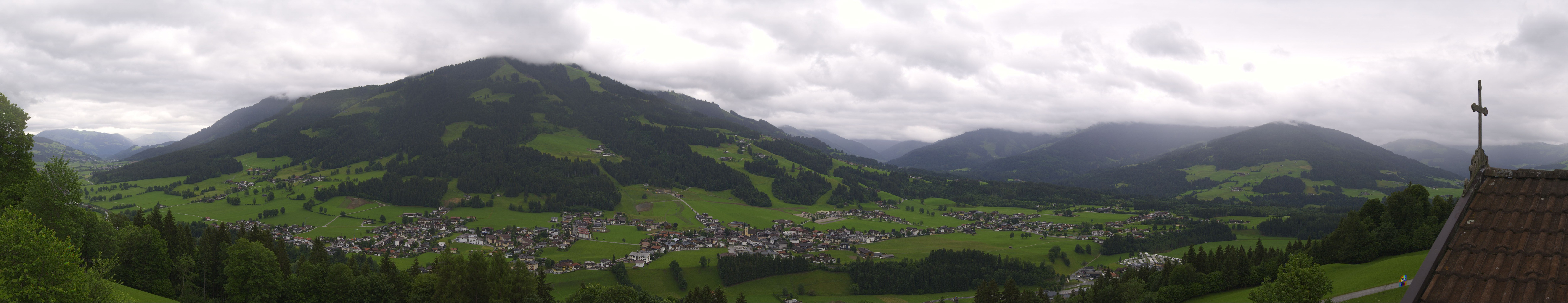Archiv Foto Webcam Dorfkamera über Westendorf am Wilden Kaiser