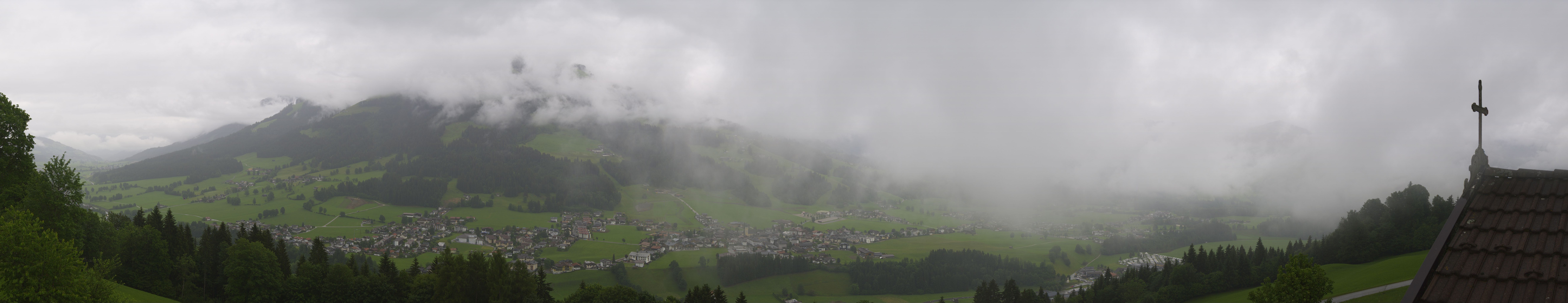 Archiv Foto Webcam Dorfkamera über Westendorf am Wilden Kaiser