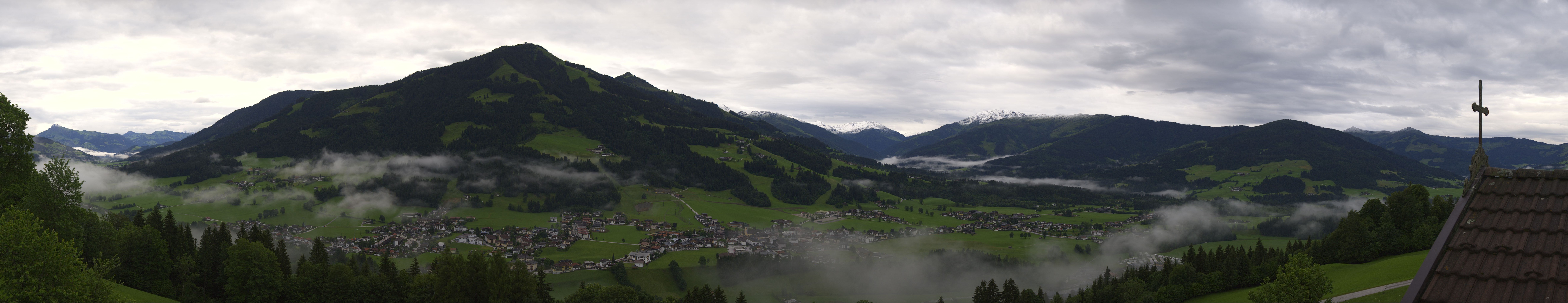 Archiv Foto Webcam Dorfkamera über Westendorf am Wilden Kaiser