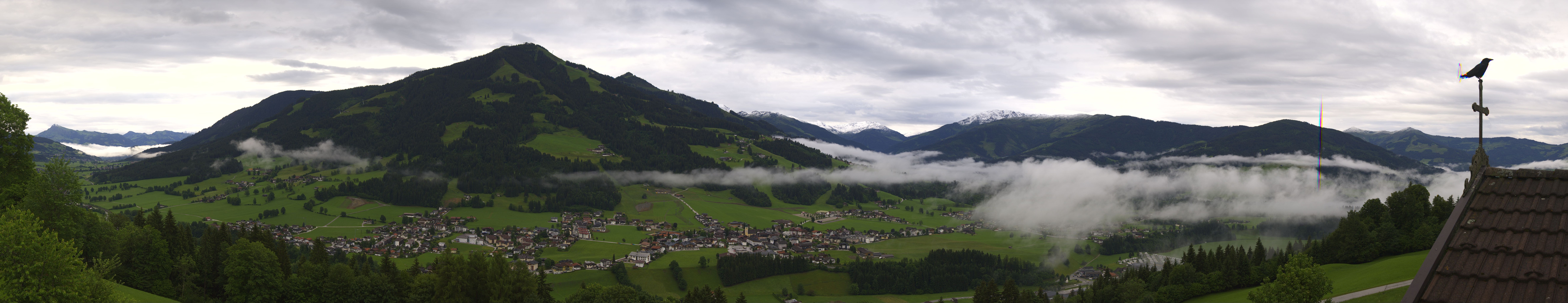 Archiv Foto Webcam Dorfkamera über Westendorf am Wilden Kaiser