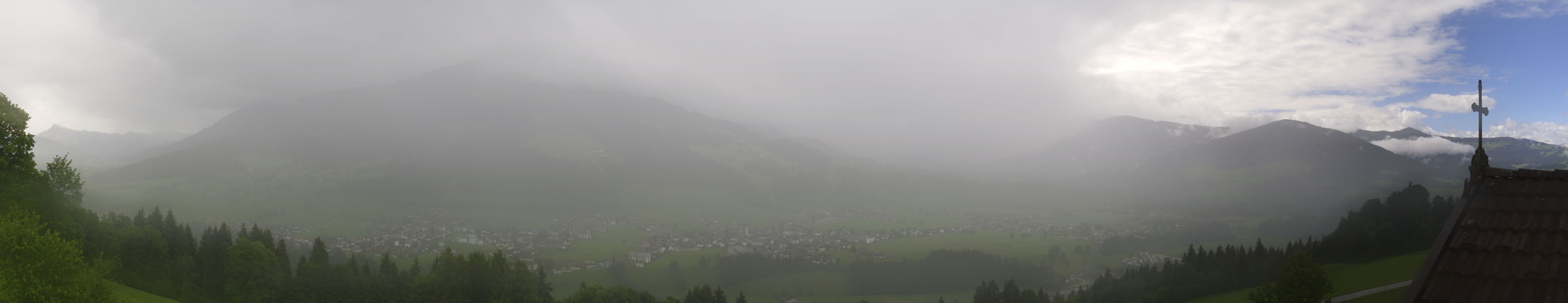 Archiv Foto Webcam Dorfkamera über Westendorf am Wilden Kaiser