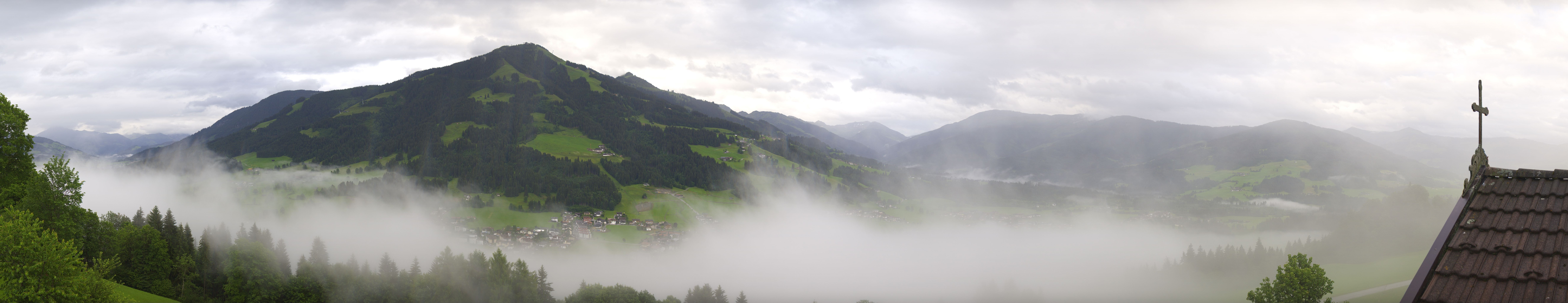 Archiv Foto Webcam Dorfkamera über Westendorf am Wilden Kaiser