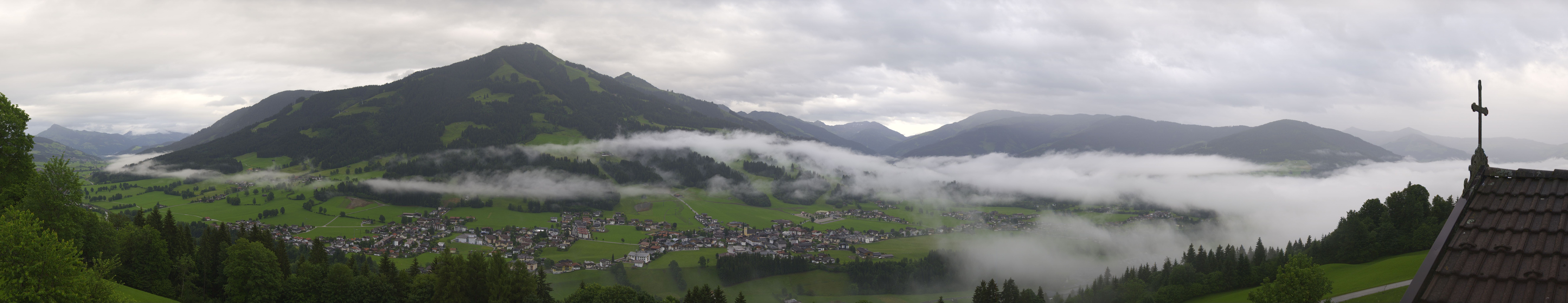 Archiv Foto Webcam Dorfkamera über Westendorf am Wilden Kaiser