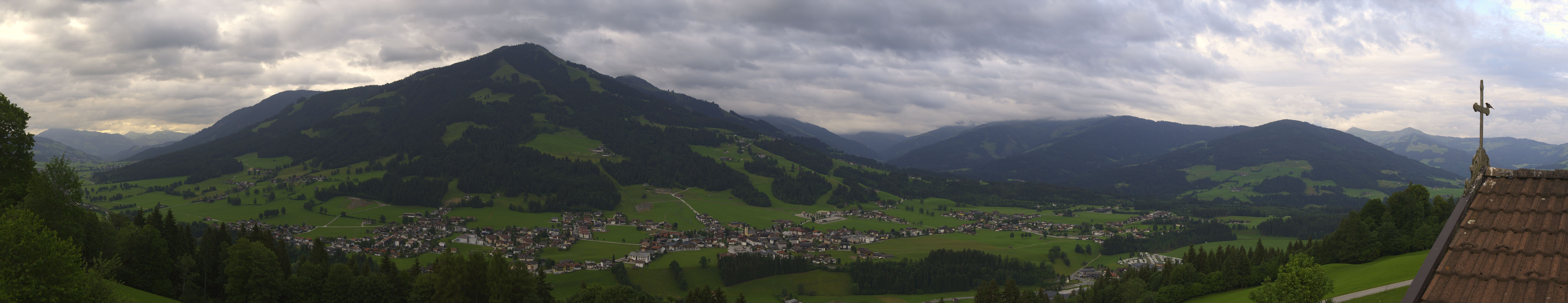 Archiv Foto Webcam Dorfkamera über Westendorf am Wilden Kaiser