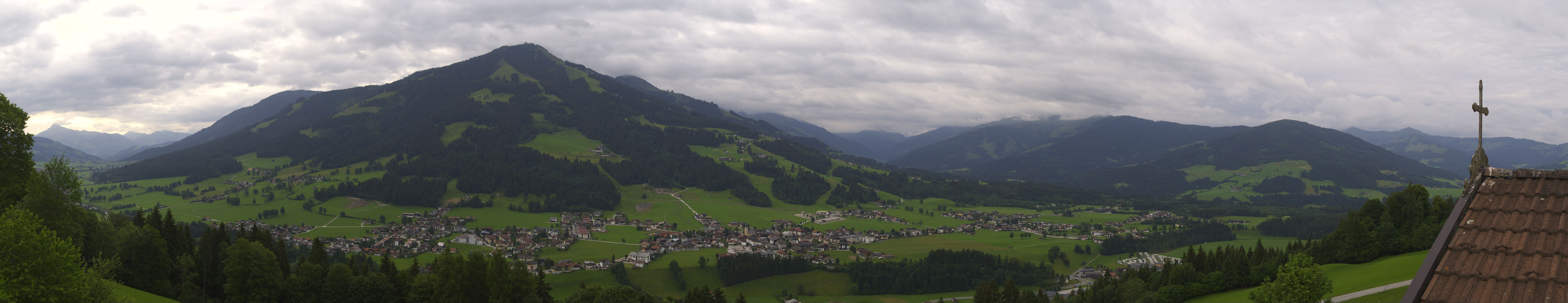 Archiv Foto Webcam Dorfkamera über Westendorf am Wilden Kaiser