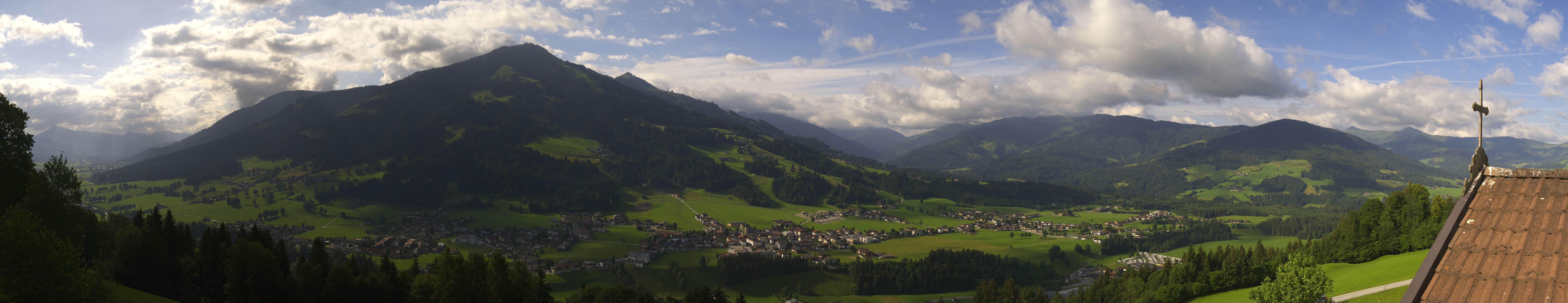 Archiv Foto Webcam Dorfkamera über Westendorf am Wilden Kaiser