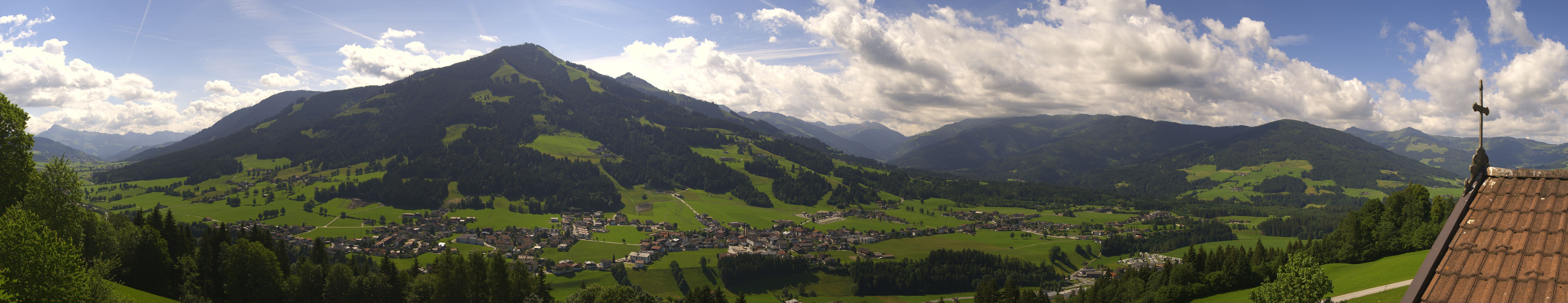 Archiv Foto Webcam Dorfkamera über Westendorf am Wilden Kaiser