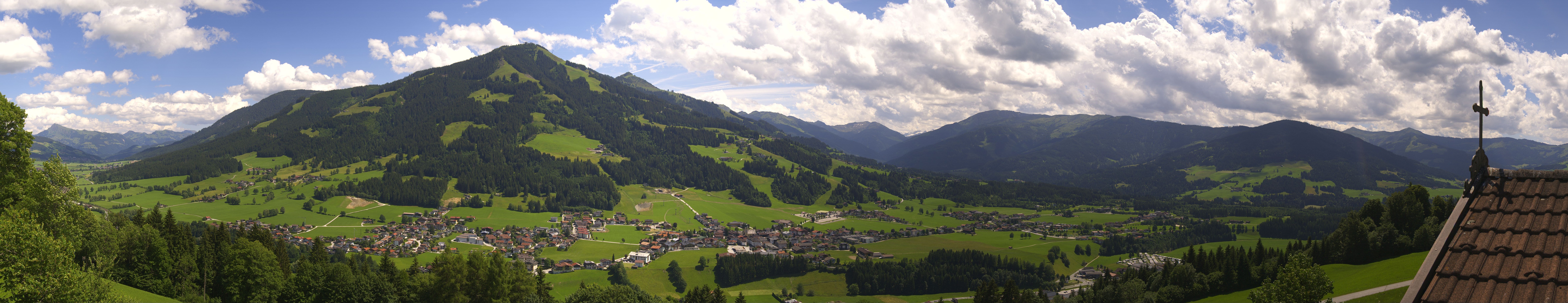 Archiv Foto Webcam Dorfkamera über Westendorf am Wilden Kaiser