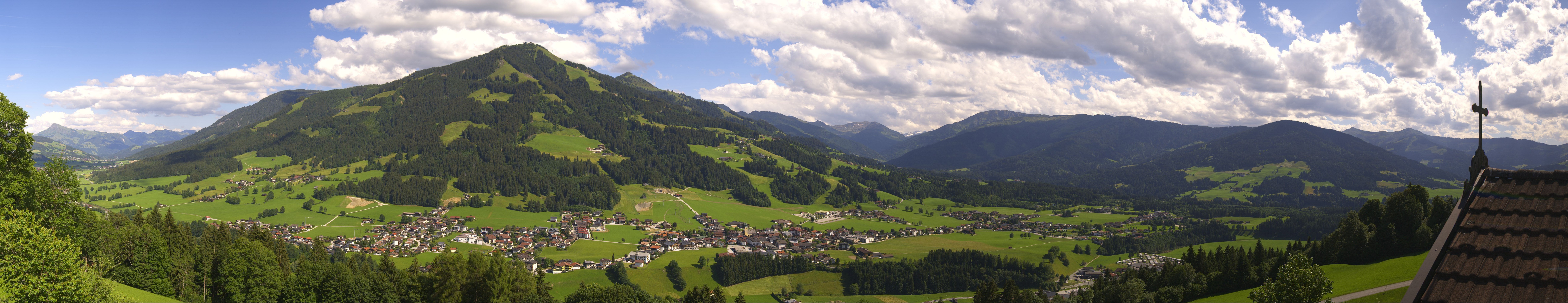 Archiv Foto Webcam Dorfkamera über Westendorf am Wilden Kaiser