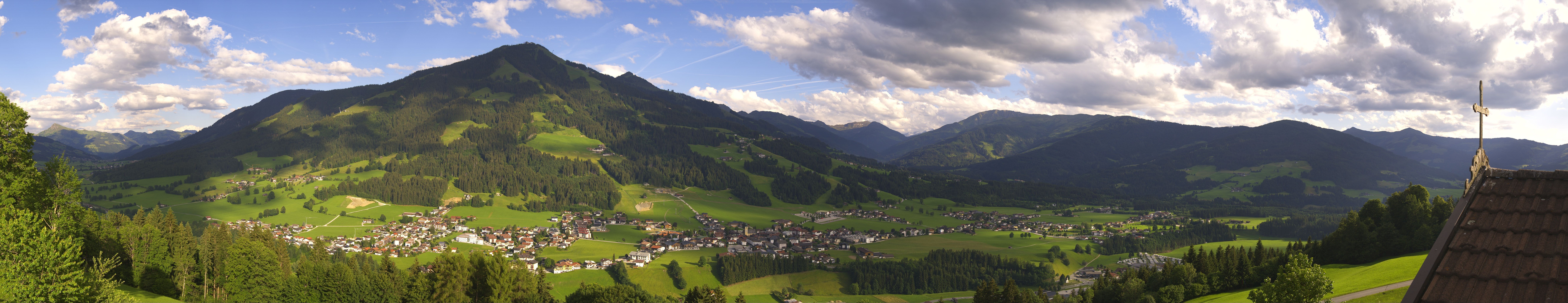 Archiv Foto Webcam Dorfkamera über Westendorf am Wilden Kaiser