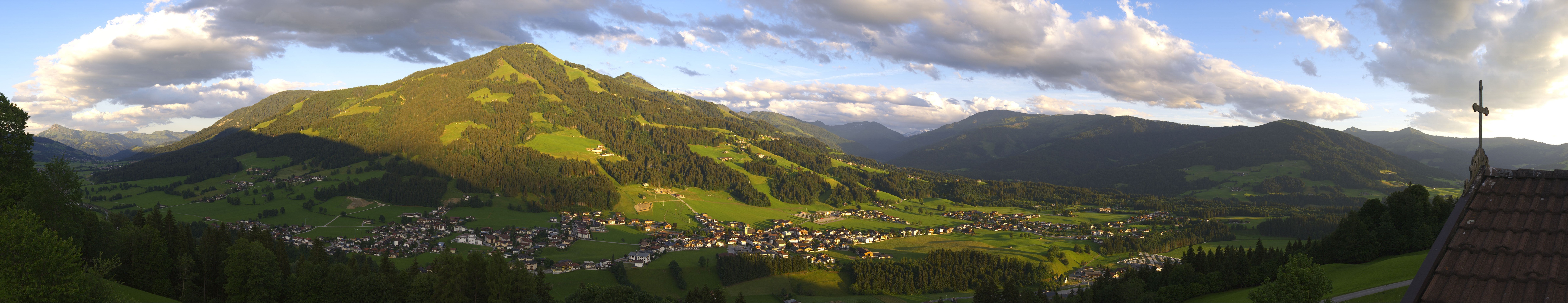 Archiv Foto Webcam Dorfkamera über Westendorf am Wilden Kaiser