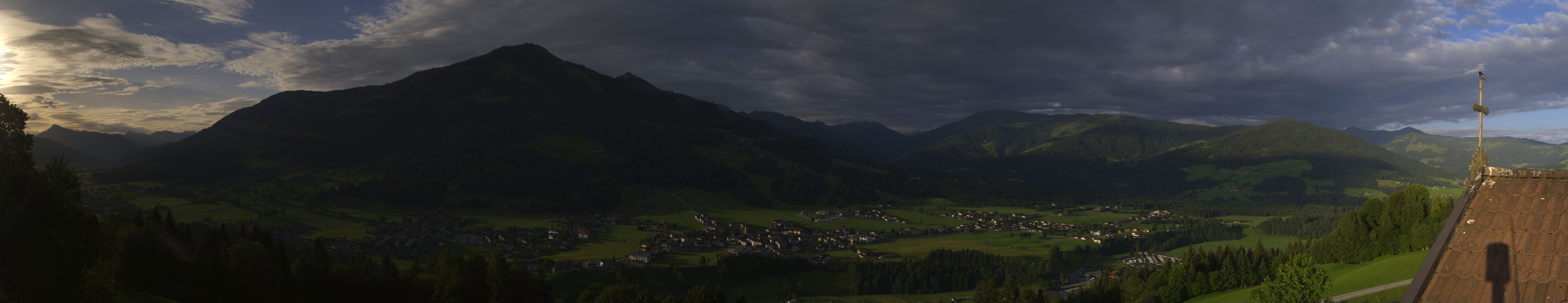 Archiv Foto Webcam Dorfkamera über Westendorf am Wilden Kaiser
