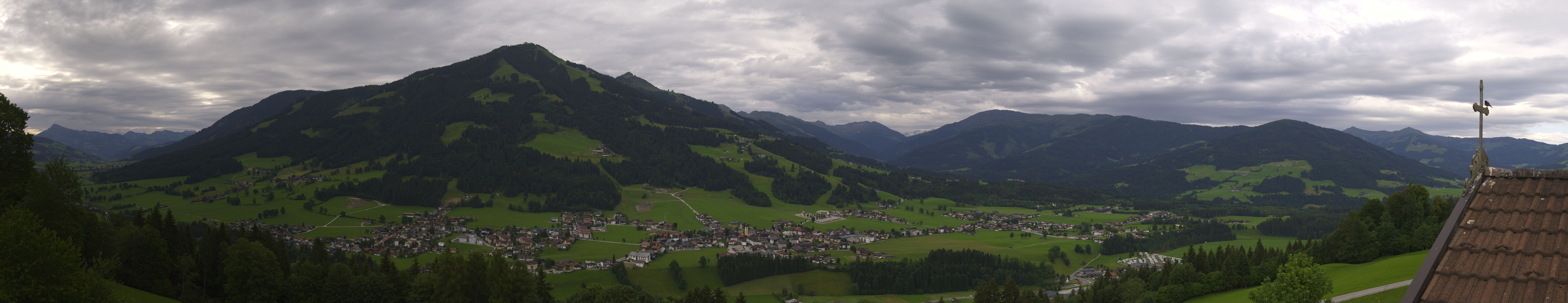 Archiv Foto Webcam Dorfkamera über Westendorf am Wilden Kaiser