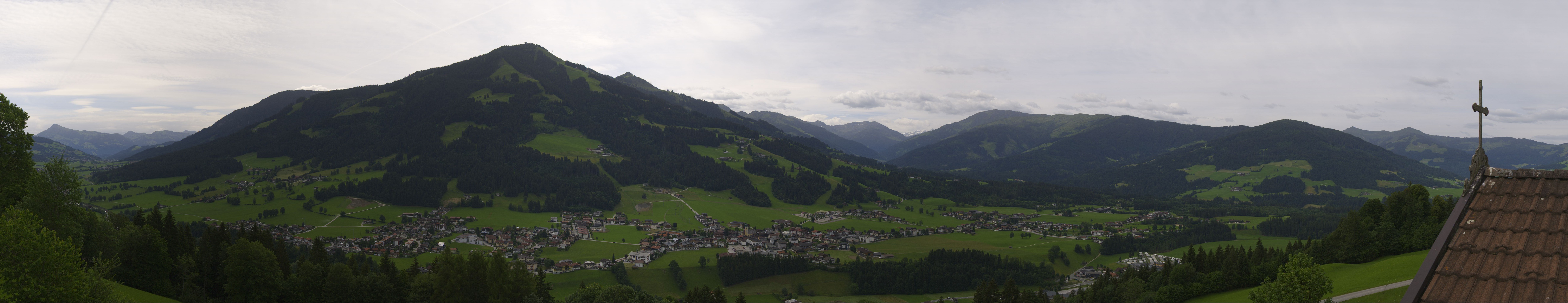 Archiv Foto Webcam Dorfkamera über Westendorf am Wilden Kaiser