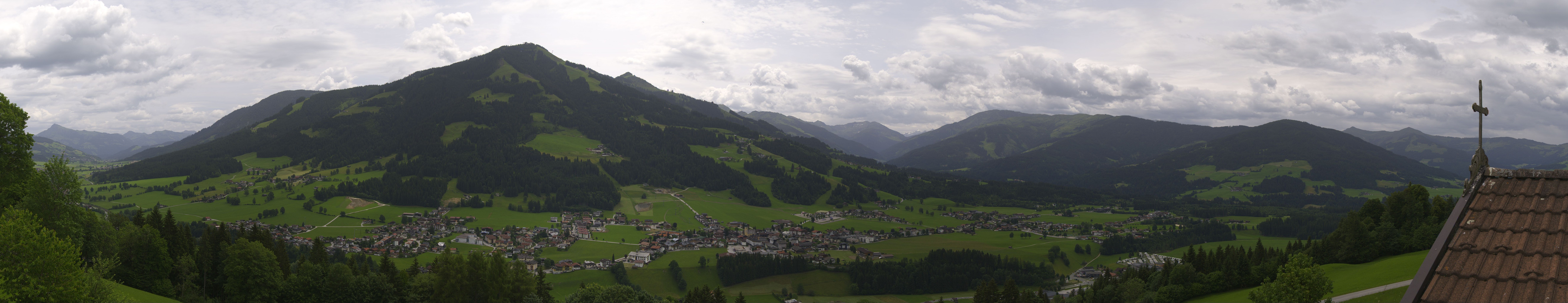 Archiv Foto Webcam Dorfkamera über Westendorf am Wilden Kaiser